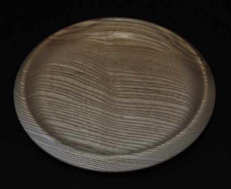 Wooden Alms Dish / Collection Plate - 8 inch - Click Image to Close